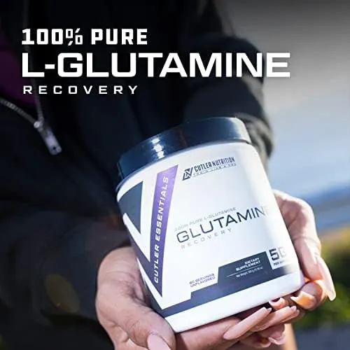 Cutler Essentials 100% Pure L-Glutamine for Enhanced Recovery Lean Muscle Sup...