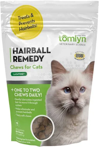 Tomlyn Hairball Remedy Chews for Cats