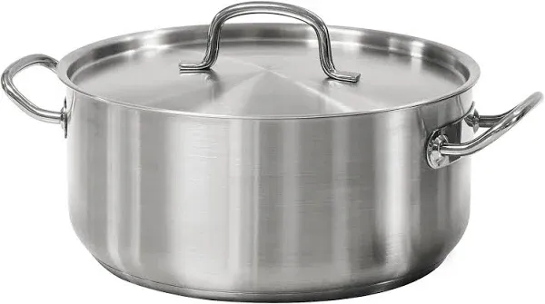 Covered Dutch Oven -Line Stainless Steel 9-Quart, 80117/576DS