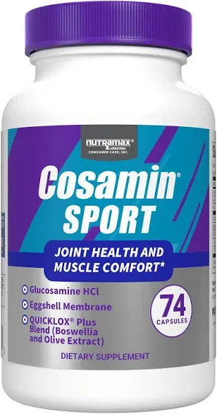 Cosamin Sport, Formulated to Improve Joint and Muscle Comfort After Exercise