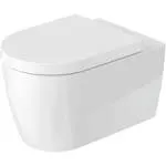 Duravit Me by Starck 2529092092 Wall Mounted Rimless Toilet - White with HygieneGlaze