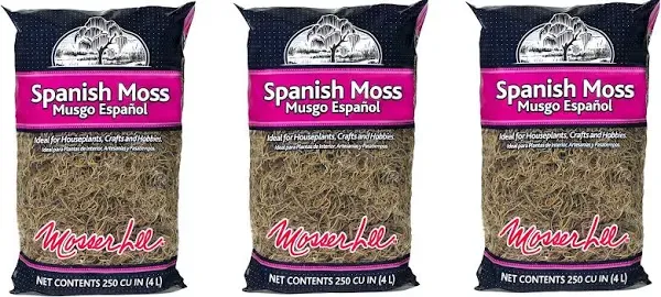 Mosser Spanish Decorative Moss 250-Cubic Inch