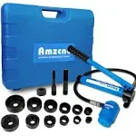 AMZCNC Hydraulic Knockout Punch Electrical Conduit Hole Cutter Set KO Tool Kit 