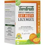 TheraBreath Dry Mouth Zinc Lozenges, Mandarin Mint Flavor, 100 Lozenges