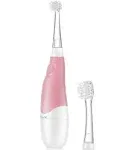 Papablic BabyHandy 2-Stage Sonic Electric Toothbrush for Babies and Toddlers Ages 0-3 Years, Pink