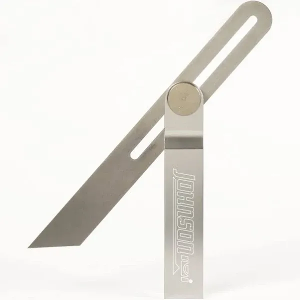 NEW! JOHNSON TOOLS 10” PROFESSIONAL ALUMINUM T-BEVEL, STAINLESS BLADE, 1913-1000