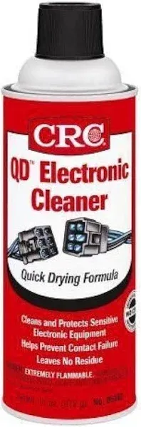 Electronic Contact Cleaner Spray Best Quick Drying Fix CRC QD Corrosion Debris11