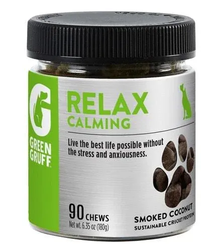 Relax Calming Chews for Dogs - Dog Anxiety Relief, Dog Calming Treats - Organ...