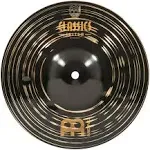 Meinl Cymbals Classics Custom Dark Splash Cymbal 10 inch (Video) for Drum Set (25,40cm) B12 Bronze, Dark Finish, Made in Germany (CC10DAS)