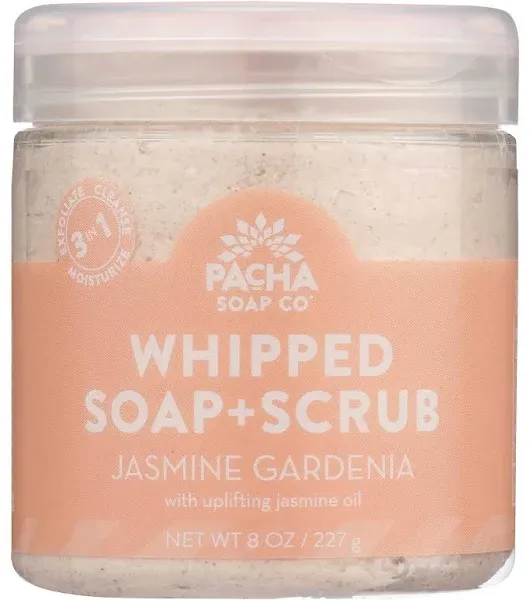 Pacha Soap Co. Jasmine Gardenia Whipped Soap & Scrub