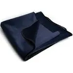 Fascinator Throw Indigo Mircovelvet - Regular Size