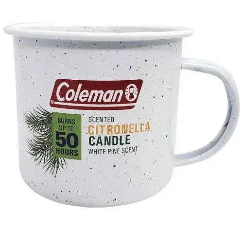 Coleman® White Pine Mug Citronella Candle