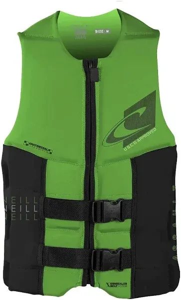 O'Neill Men's Assault USCG Life Vest, Lunar/Pacific, Small