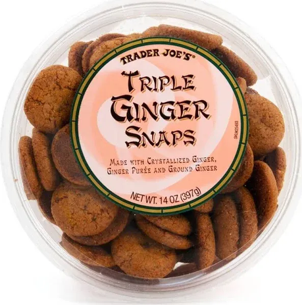 Trader Joe's Triple Ginger Snap Cookies 14oz (2pk)