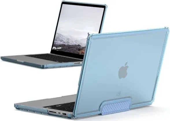 UAG MacBook Pro 14 inch Case 2021-2024 Droproof Slim Lucent Transparent Cerulean