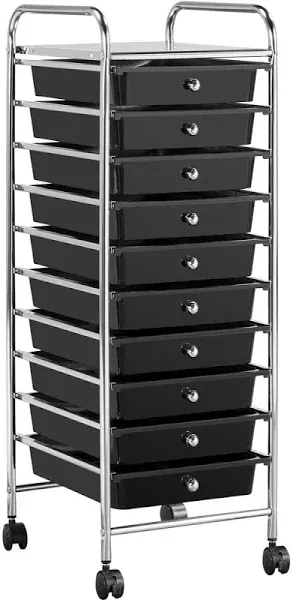 Renwick 10 Drawer Rolling Storage Cart