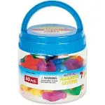 Amazing 40 Pieces Aleph-Bet (Hebrew) Magnetic Letters Full Color in Perfect Reusable Canister