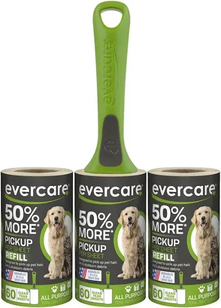 Evercare Pet Extreme Stick Lint Roller Combo Pack