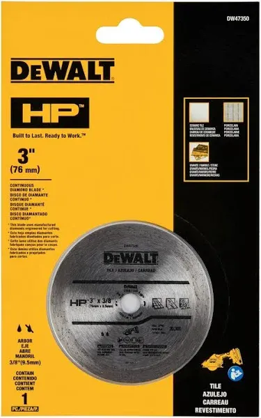 DEWALT DW47350 3 in. HP Continuous Tile Blade