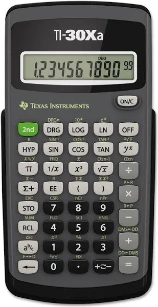 Texas Instruments TI-30Xa Scientific Calculator General Math Science Algebra New