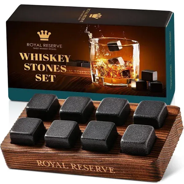 Whiskey Stones Set  Artisan Crafted Reusable Chilling Rocks for Scotch Bourbon