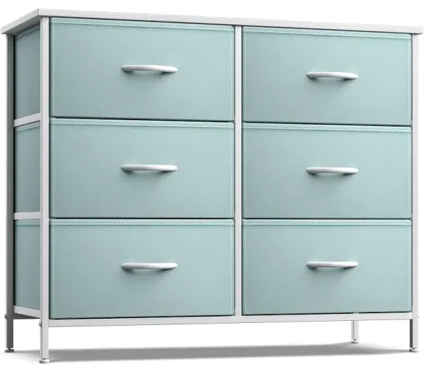 Sorbus 6 Drawer Storage Cube Dresser