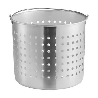 Winware B001CHKLOU Professional Aluminum Steamer Basket Fits 60-Quart Stock Pot, Silver