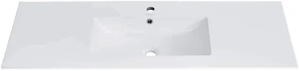 Swiss Madison 48" Ceramic Vanity Sink Top