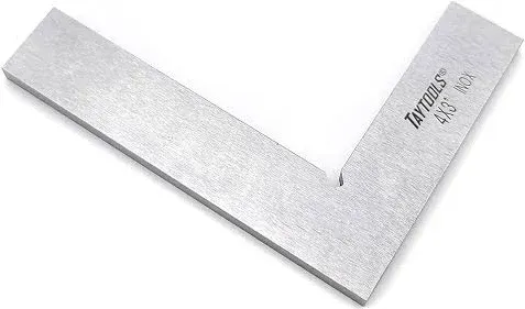 Taytools Machinist Engineer Solid Square Thick DIN 875/0 Stainless