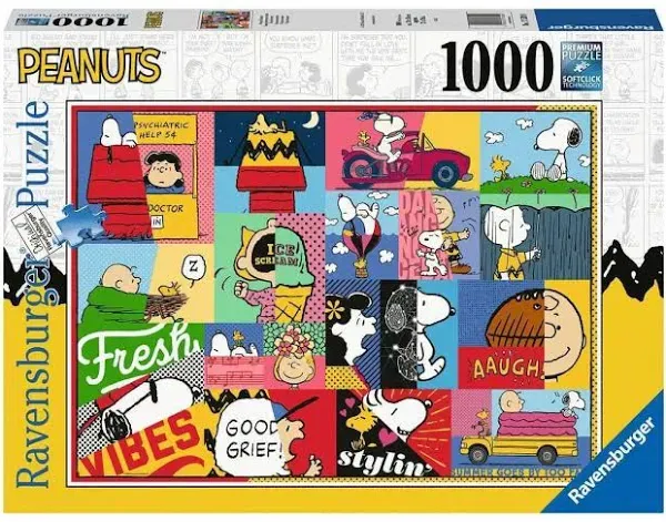 Ravensburger 17539 Jigsaw Puzzle Peanuts Moments Piece Count 1000