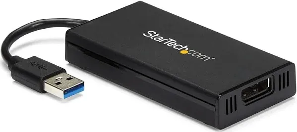 StarTech.com USB 3.0 to DisplayPort Adapter 4K Ultra HD, DisplayLink Certified,