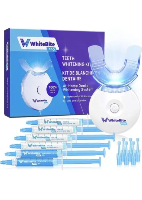 Whitebite Pro Teeth Whitening Kit for Sensitive Teeth with LED Light