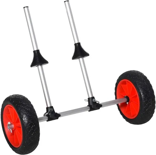 Soozier Universal Kayak Cart , Kayak Wheels with Strong Aluminum Frame