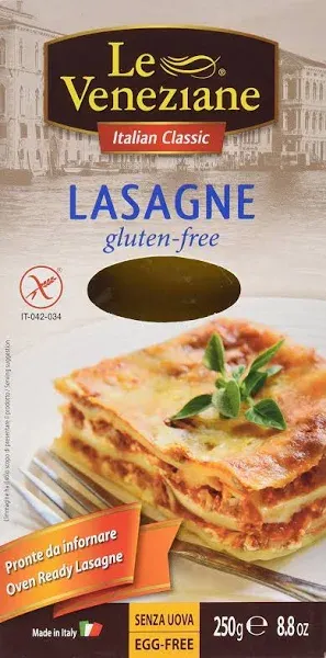 Gluten Free Lasagne Sheets, 8.8 Ounce (Pack of 2)