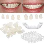 Brige Tooth Repair Kit for Fixing The Missing Chipped and Broken Tooth Gap Temporary Replacement Thermal Beads and Fake Teeth Brace Mold