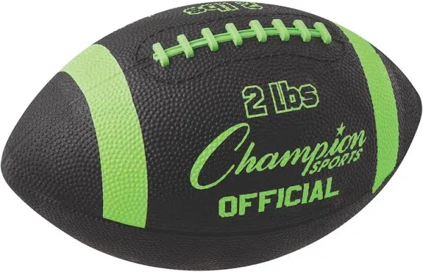 Champion Sports WF21 2 lb Official Size Weighted Football Trainer