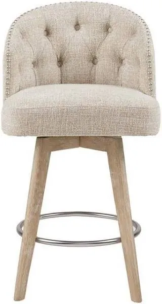 Madison Park Onyx Swivel Counter Stool