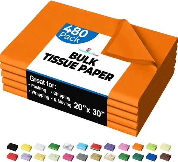 Bulk Pink Tissue Paper | 15x20 inch | 480 Sheets