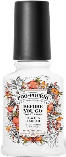 Poo-Pourri Before-You-Go Toilet Spray, Peaches & Cream, 2 fl oz