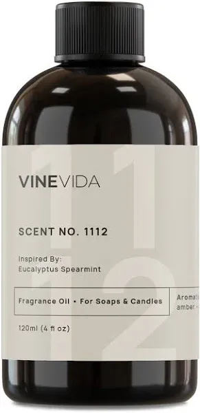 NO. 1112 Fragrance Oil for Soaps & Candles - Inspired by: Eucalyptus Spearmint by Bath & Body Works