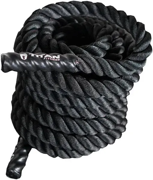 Battle Rope, 1.5&#034; Diameter 30Ft Poly Dacron Workout Exercise Training Heavy Rope