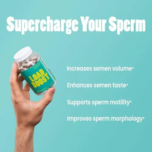 Load Boost: Orgasm Intensity, Semen Volume, &amp; Sperm Health