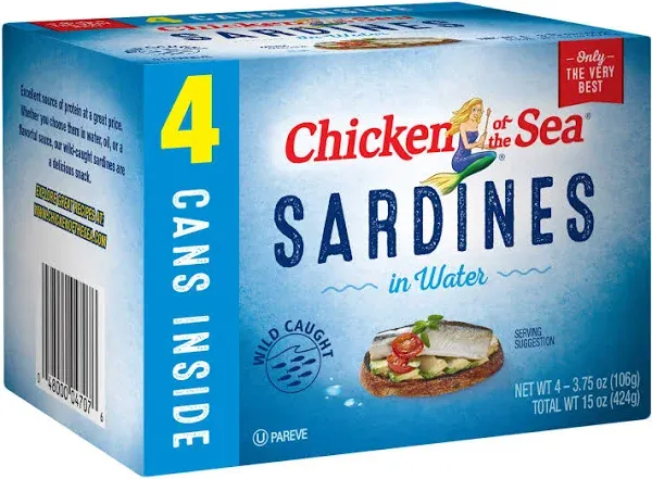 Chicken of the Sea Sardines in Water