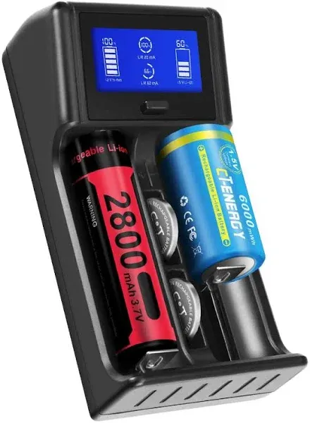 CT-ENERGY C Battery Rechargeable Universal Battery Charger