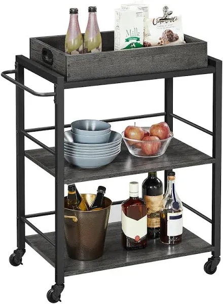 VASAGLE Industrial Bar Cart