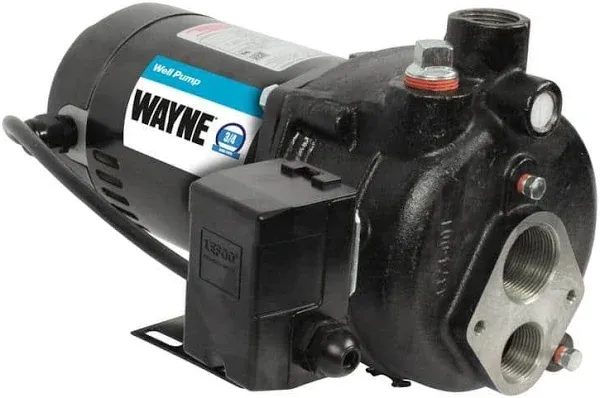 Wayne CWS75 3/4 HP Cast Iron Convertible Jet Well Pump