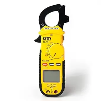 UEI Test Instruments DL479 True RMS HVAC/R Clamp Meter, AC 600 Amp