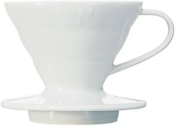 HARIO V60 01 CERAMIC COFFEE DRIPPER WHITE