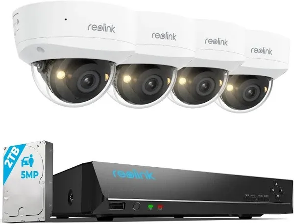 Reolink RLK8-500V4 5MP PoE Surveillance Camera System