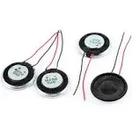 uxcell a15080600ux027<wbr/>5 Metal Shell Round Internal Magnet Speaker 2W 8 Ohm (Pa...